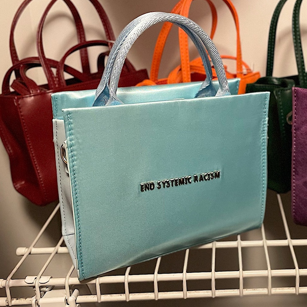 Baby blue Brandon Blackwood ESR Tote